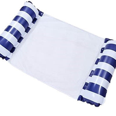Unisex Inflatable Water Lounger with Net Structure Bowlift