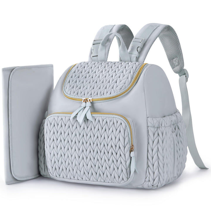 Women's Fashion Backpack with Woven Design Bowlift