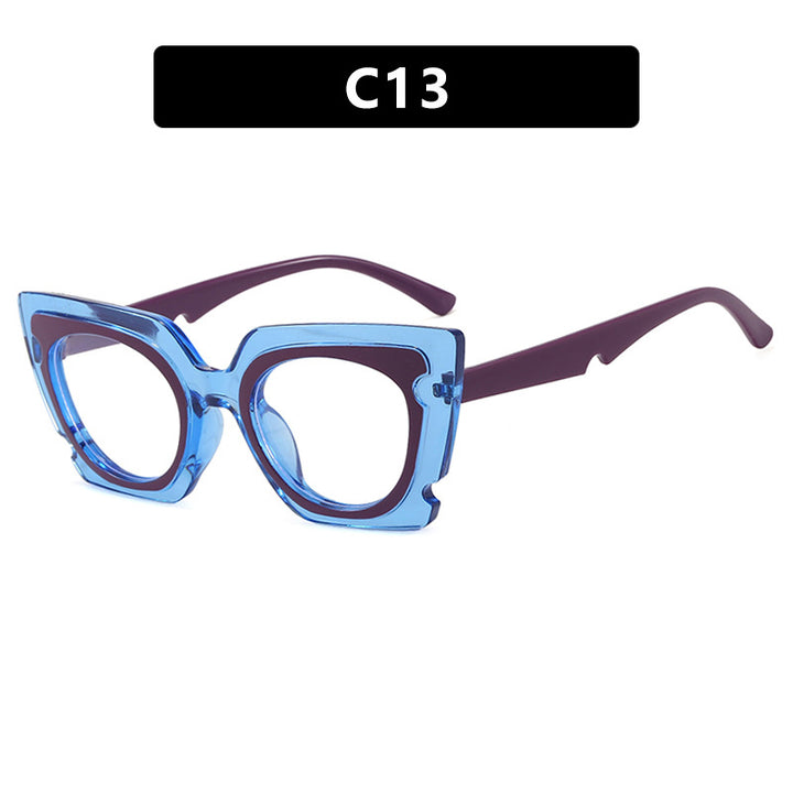 Women's oversized sunglasses with extravagant frame and UV protection Bowlift