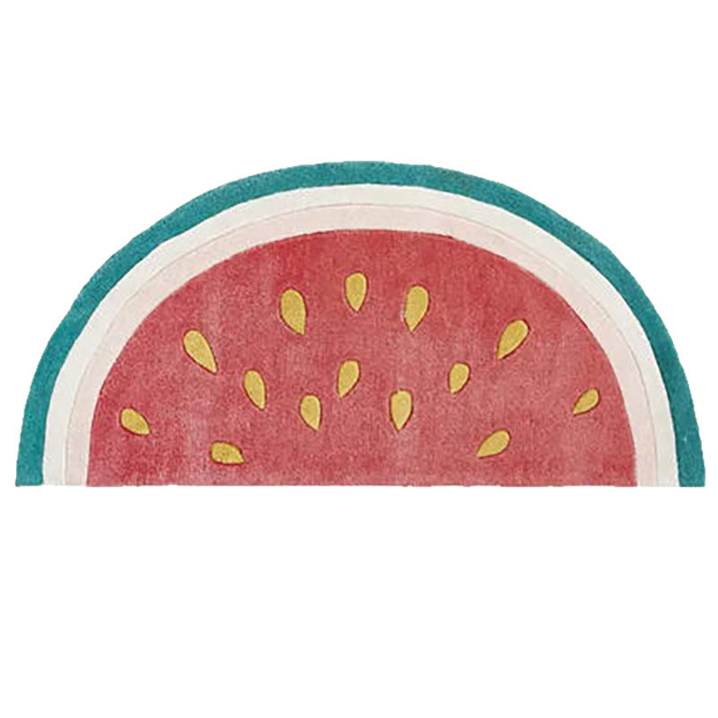 Watermelon Slice Decorative Area Rug Bowlift
