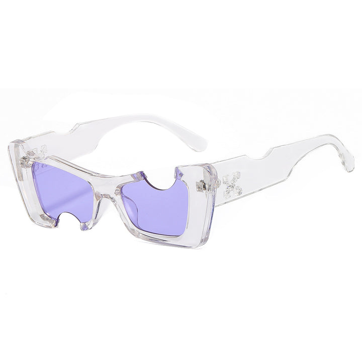 Women futuristic designer sunglasses Bowlift