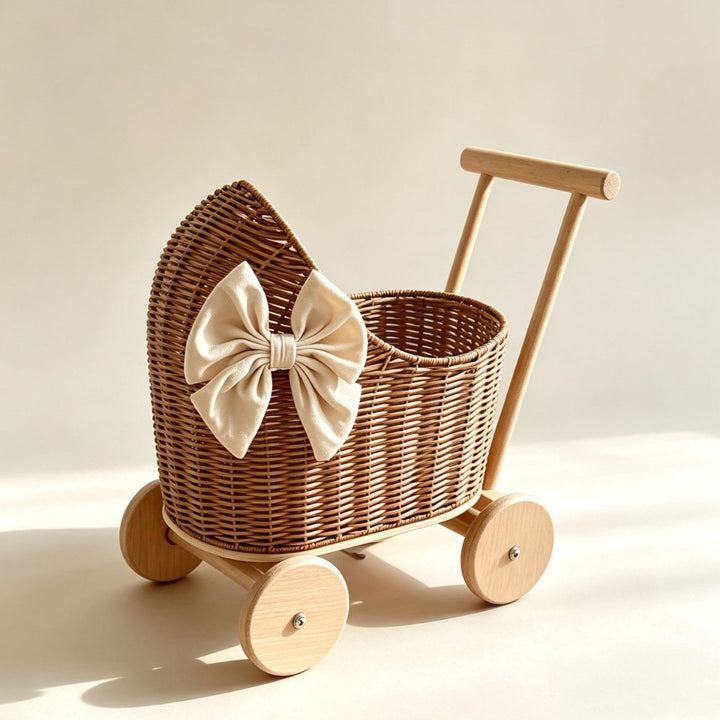 Playful Toy Cart On Wheels Bowlift