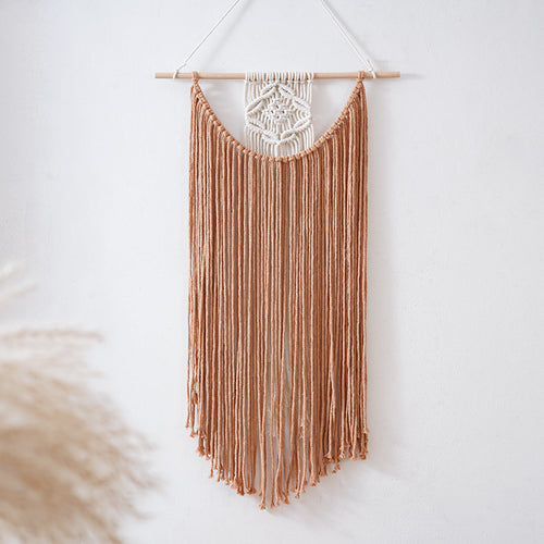 Woven Macrame Wall Tapestry Bowlift