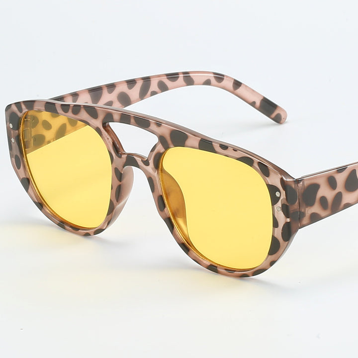 Women's Stylish Sunglasses in Trendy Leopard Print Bowlift
