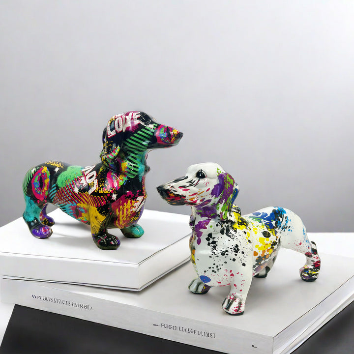 Creative decoration figure of a dachshund Bowlift