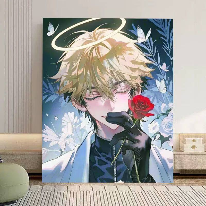 Artistic Anime-Inspired Wall Art Print Bowlift