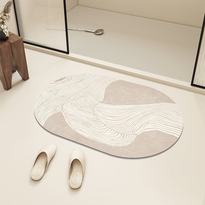Unisex Non-Slip Memory Foam Bath Mat Bowlift