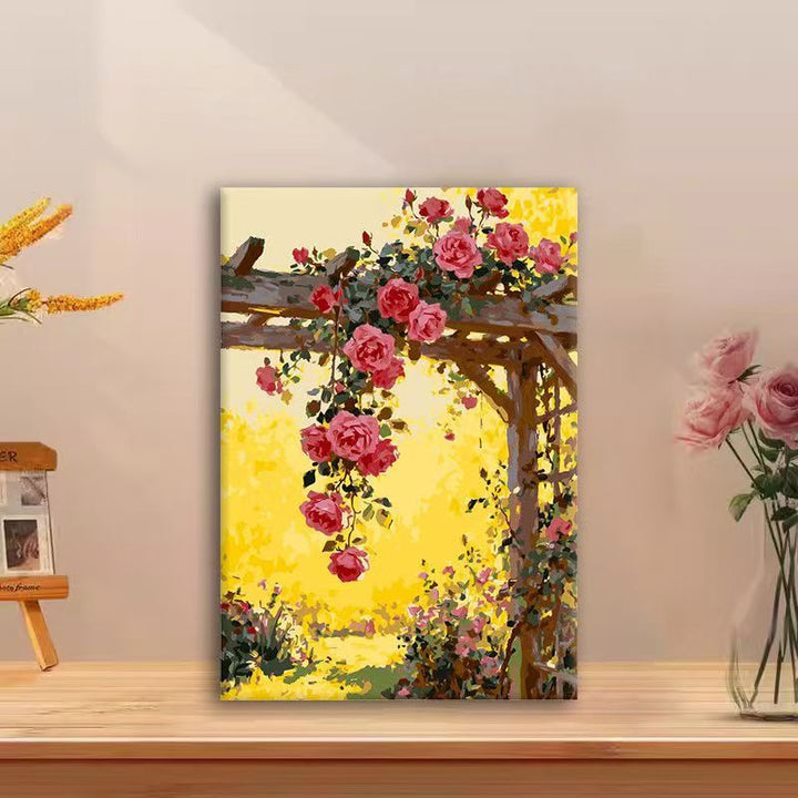 Floral Themed Canvas Wall Art Bowlift