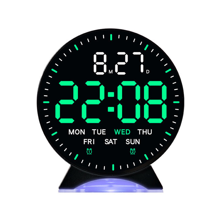 Digital alarm clock with intelligent LED display and multifunctional features Bowlift