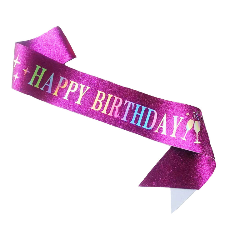 Women Funkenkrone with "Happy Birthday" lettering Bowlift