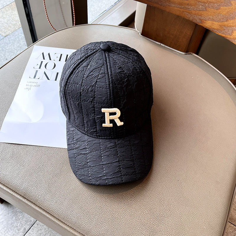 Women's Contemporary Textured Design Baseball Cap Bowlift