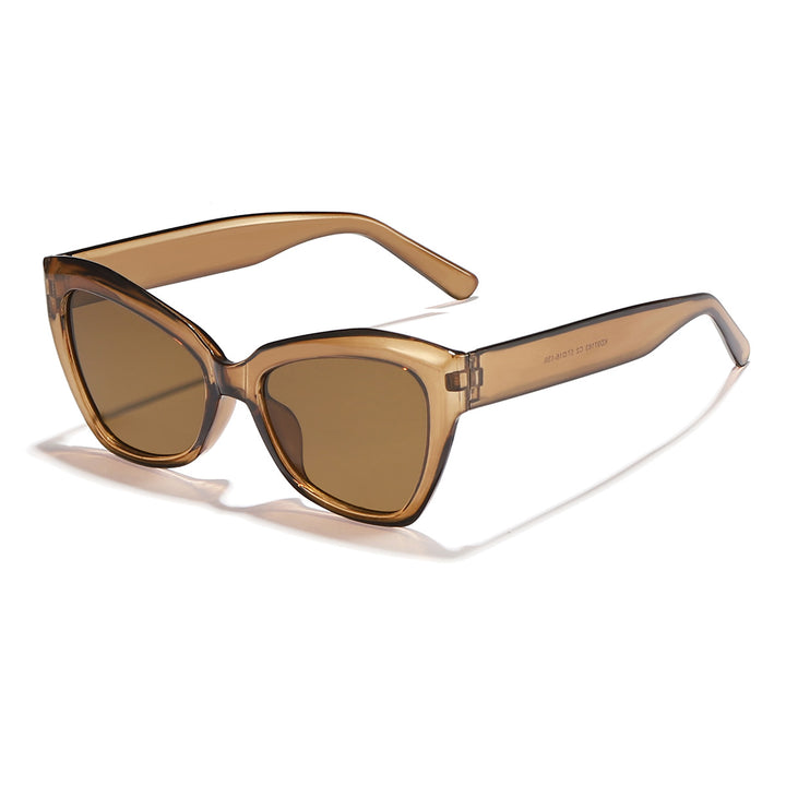 Women's Cat-Eye Sunglasses with stylish transparent frame Bowlift
