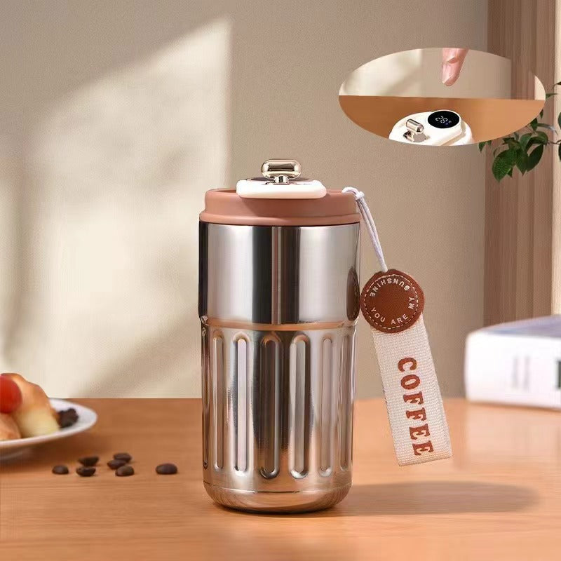 Unisex insulated coffee mug with practical lid Bowlift