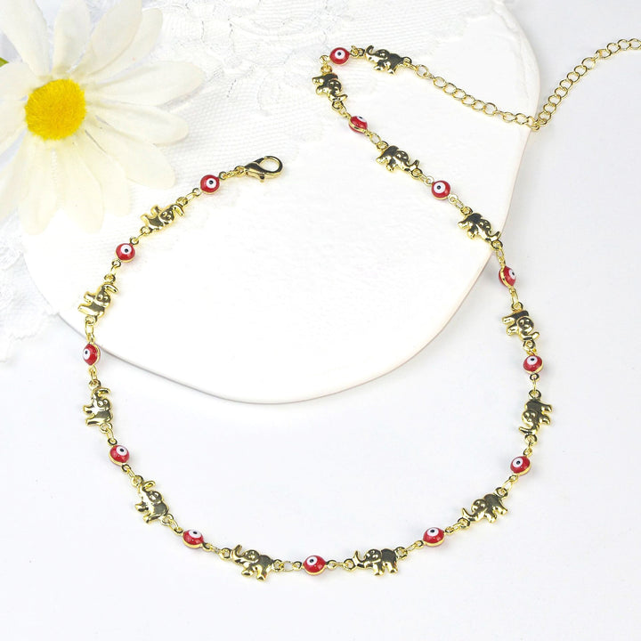 Colorful Elephant Charm Eyewear Chain Bowlift