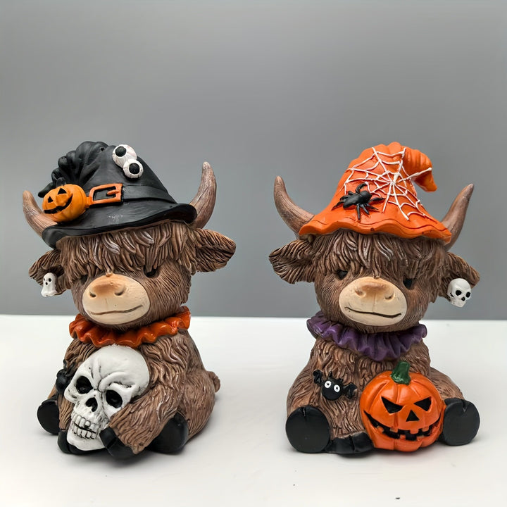Decorative Highland Cattle Figure Bowlift