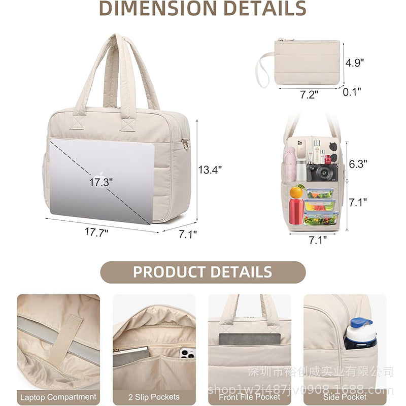 Insulated Lunch Tote Bag with Removable Cooler Bowlift