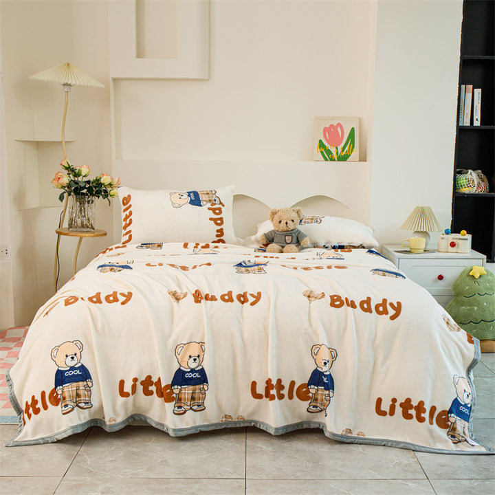 Women Patterned Blanket made of Soft Cotton Bowlift