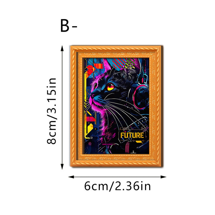Decorative cat art with futuristic design Bowlift