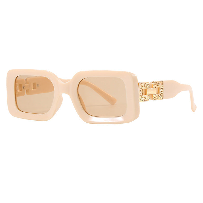 Women's Polygon Sunglasses with Glamorous Decorative Frame Bowlift