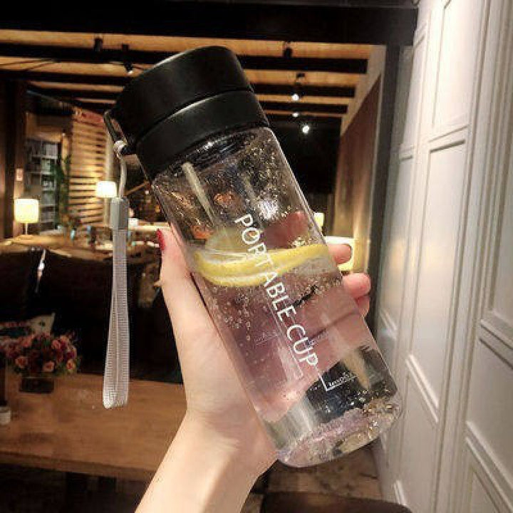 Ladies stylish glass drinking bottle Bowlift