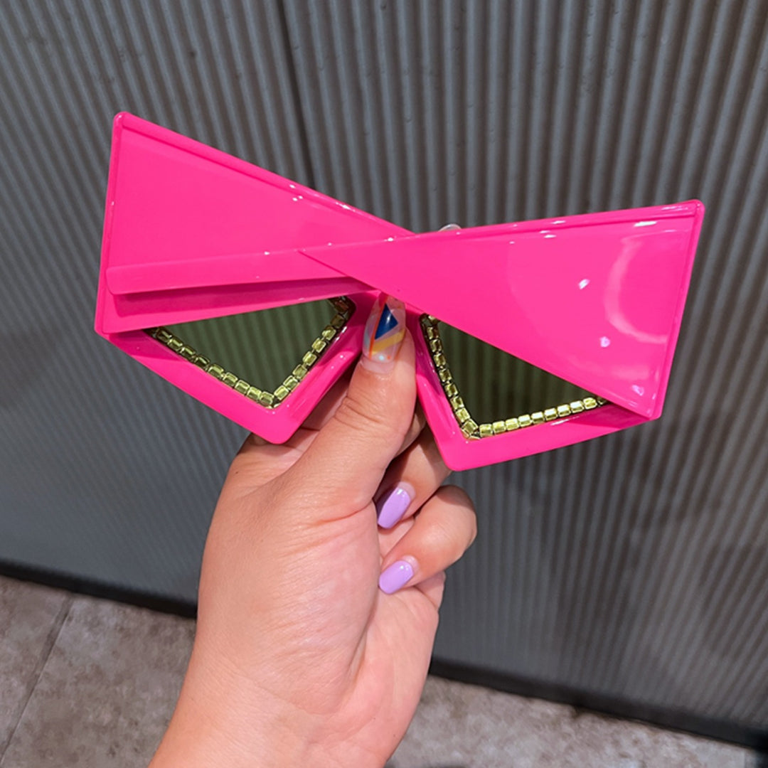 Women's cat-eye sunglasses with rhinestone embellished frame Bowlift