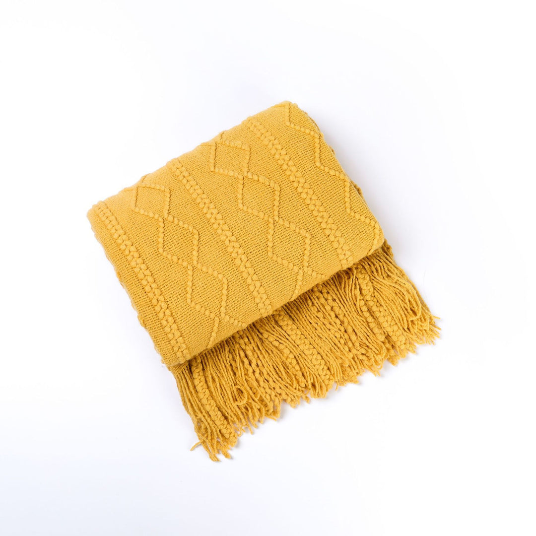 Textured Knit Scarf Bowlift