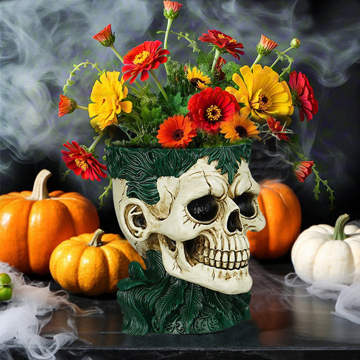 Decorative Skull Planter