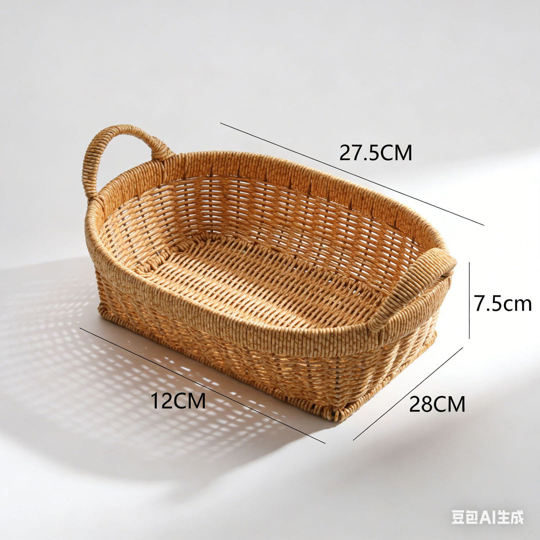 Women's decorative rattan basket Bowlift