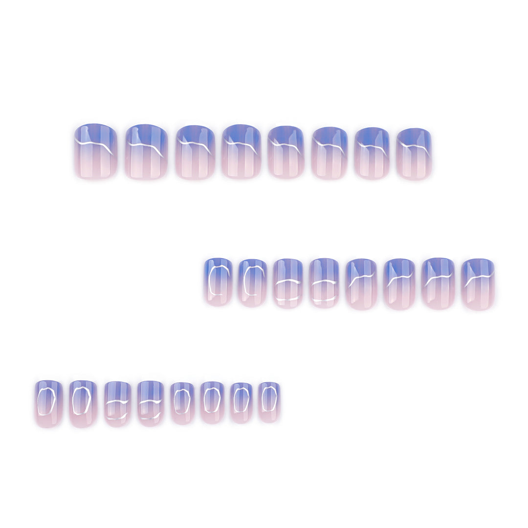 Artistic Nail Art with Elegant Ombre Design Bowlift
