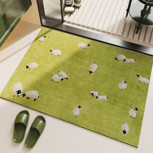 Panda-Themed Decorative Floor Mat