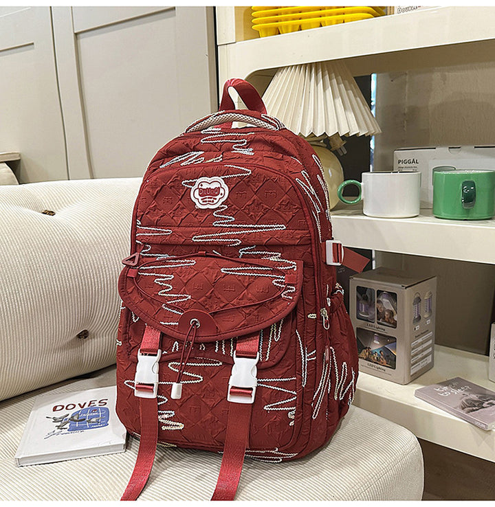 Fashion-Forward Utility School Backpack Bowlift
