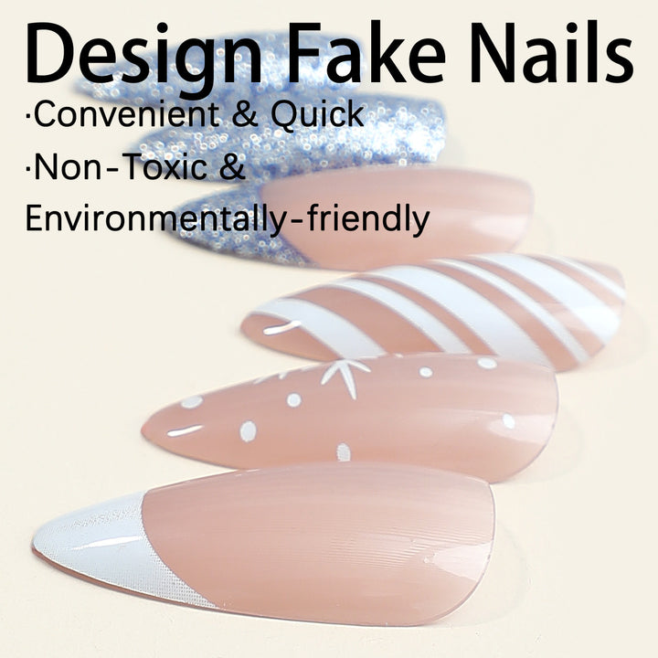 Creative nail art set with elegant patterns Bowlift