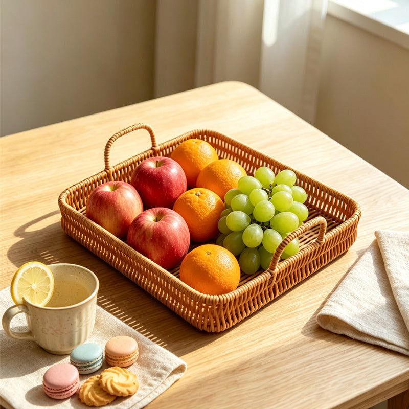 Handmade Woven Serving Tray Bowlift
