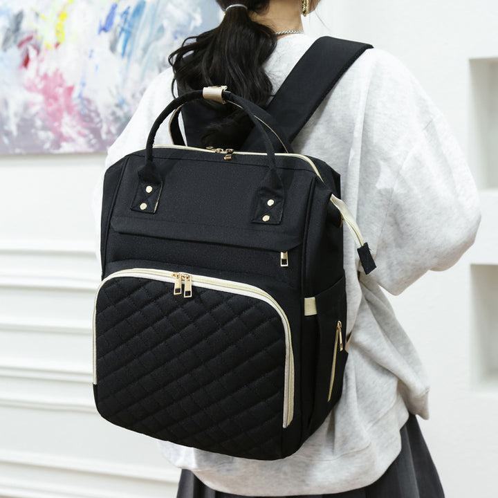 Multi-Purpose Quilted Baby Care Backpack Bowlift