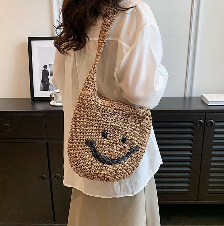 Handbag with Smiling Motif Bowlift