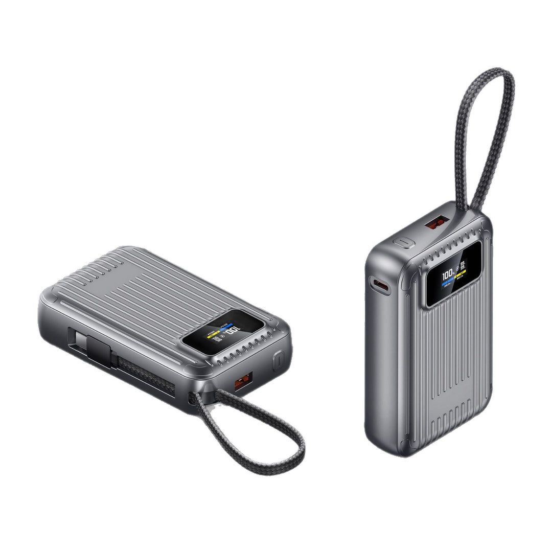 Compact power bank with intelligent LCD display and fast charging function Bowlift