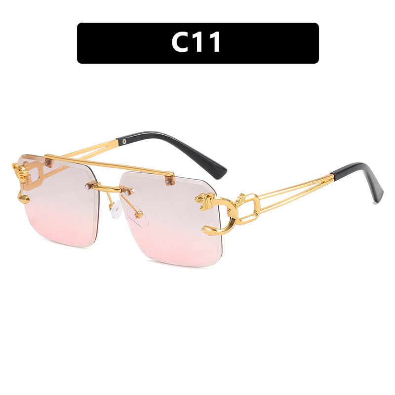 Women's square sunglasses with elegant decorative details Bowlift