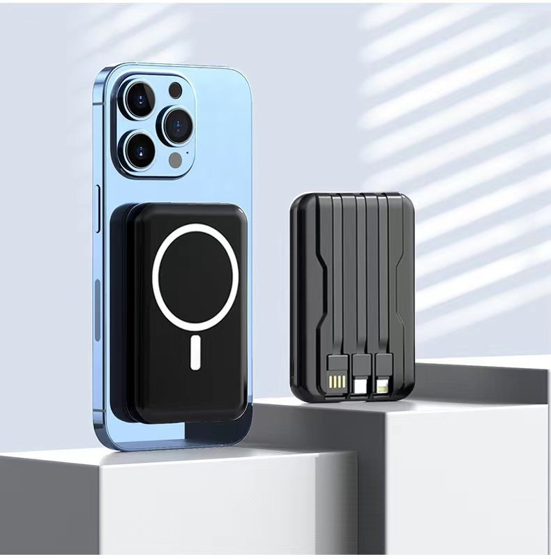 Portable Magnetic Power Bank with Efficient Fast Charging Function Bowlift