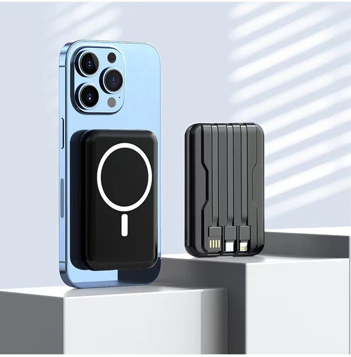 Portable Magnetic Power Bank with Efficient Fast Charging Function Bowlift
