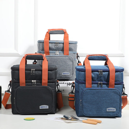 Multi-Compartment Insulated Food Cooler Bag Bowlift