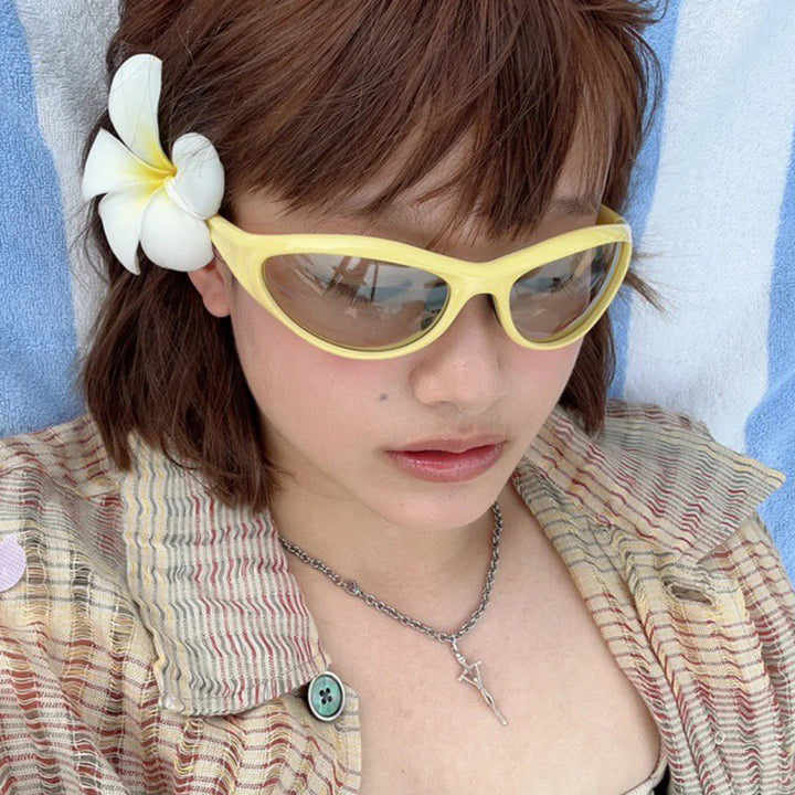 Women sporty sunglasses with polarized lenses and ergonomic design Bowlift