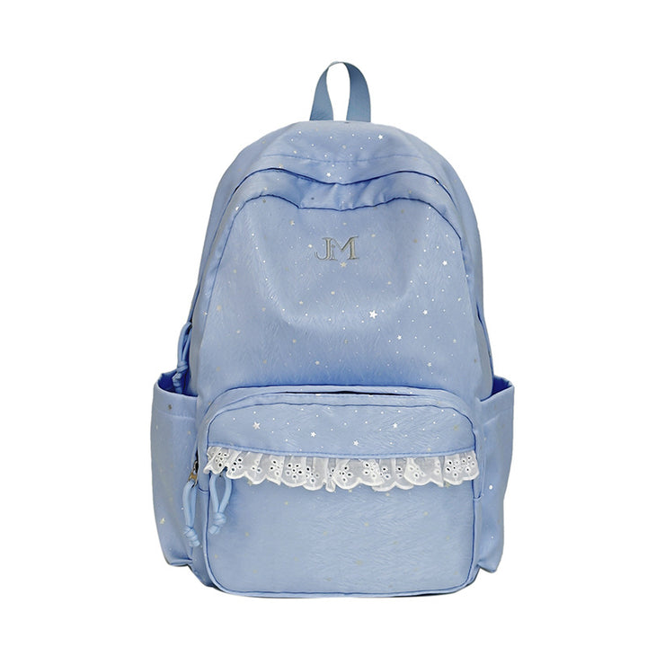 Stylish Star-Embellished Backpack