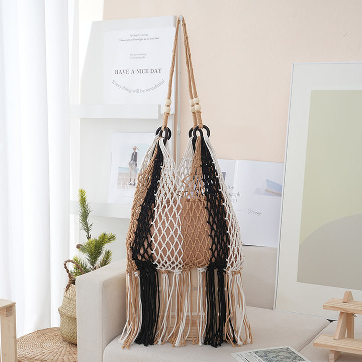 Handcrafted Macrame Tote Bag Bowlift