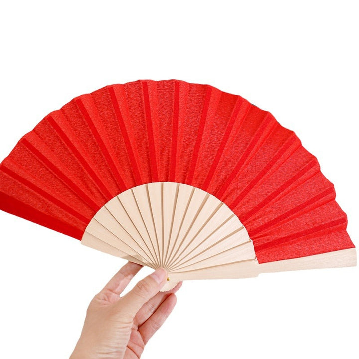 Women handmade fan made of breathable material with elegant design Bowlift