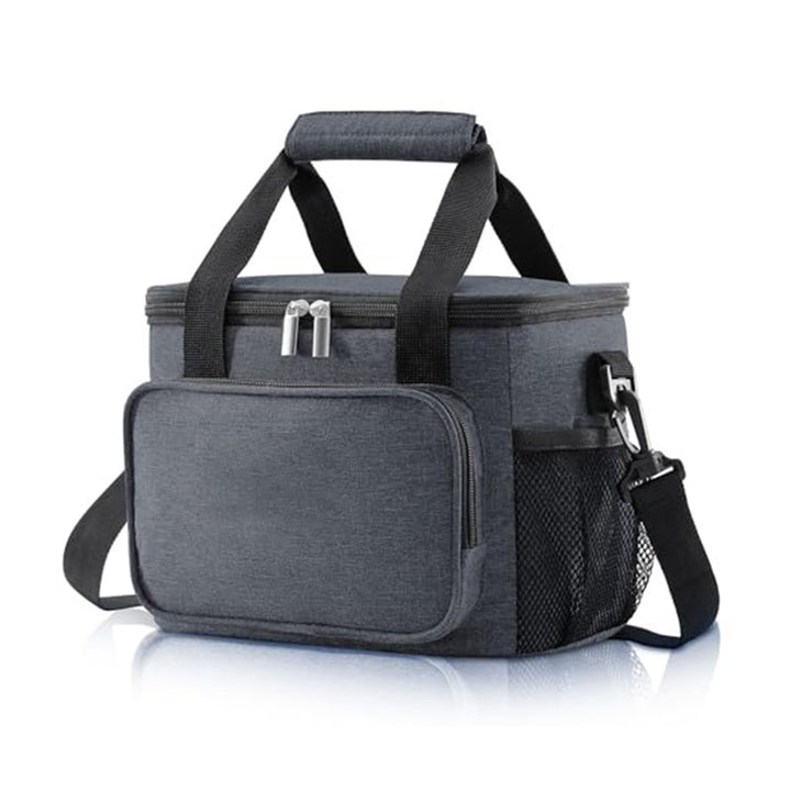 Insulated cooler bag with practical front pocket Bowlift