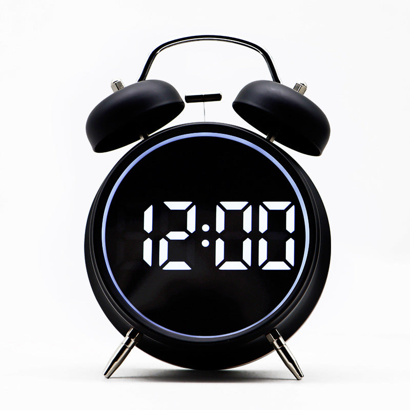 Digital Alarm Clock with Retro Design Bowlift