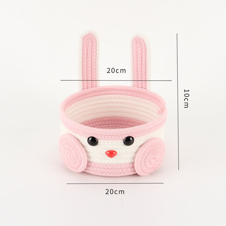 Playful Animal-shaped Storage Basket Bowlift