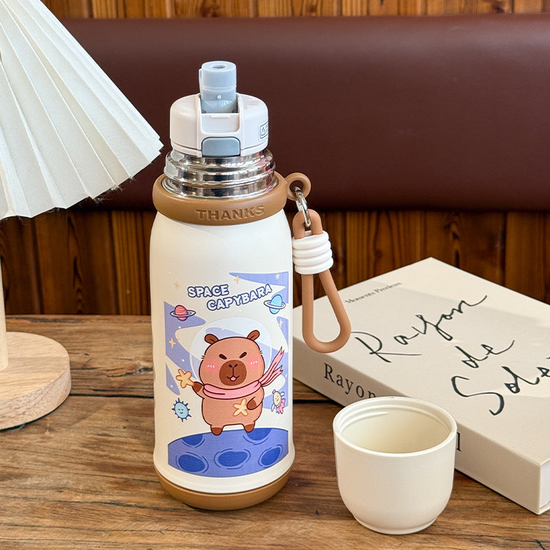 Insulated drinking bottle with cute animal design Bowlift