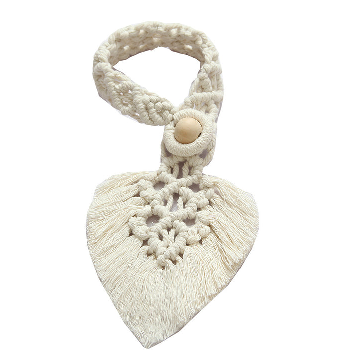 Macrame Curtain Tieback Holder Bowlift