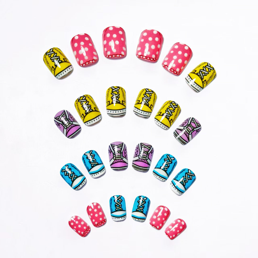 Creative Sneaker Nail Design Bowlift